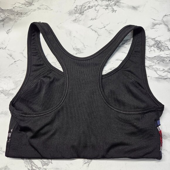 PINK Victoria's Secret Ultimate Extra Small Black Pink Racerback Sports Bra - Picture 2 of 7